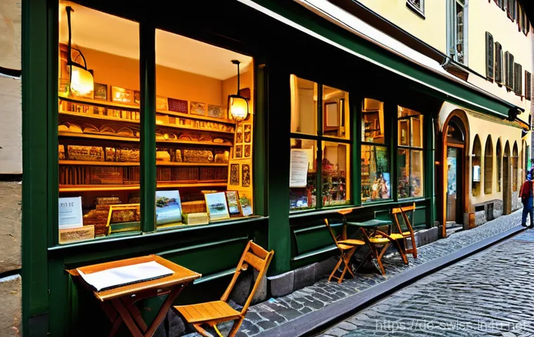 베른 구시가지 유네스코 문화유산 - **Prompt for "Ein Spaziergang durch die Lauben"**:
    A bustling and charming scene set within the ...
