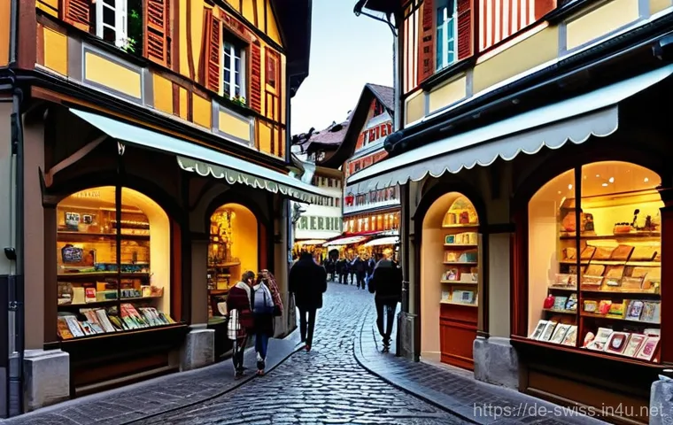 스위스 쇼핑 핫스팟 - **Artisan Jewelry Workshop in Lucerne:** Inside a cozy, sunlit artisan workshop in Lucerne, Switzerl...